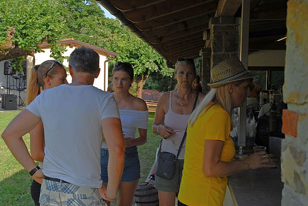 Po govoru smo slišal, da so na polento prišli tudi tujci.