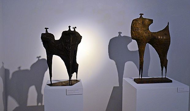 Manj znan del Lapajnetovega opusa so skulpture. Retrospektivna razstava bo v Mestni galeriji
Piran na ogled do 7. maja.