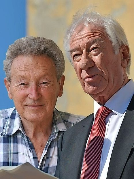 9) September: Bruno Volpi
Lisjak in Franko Košuta,
očeta Ribiškega muzeja
Tržaškega Primorja v Križu