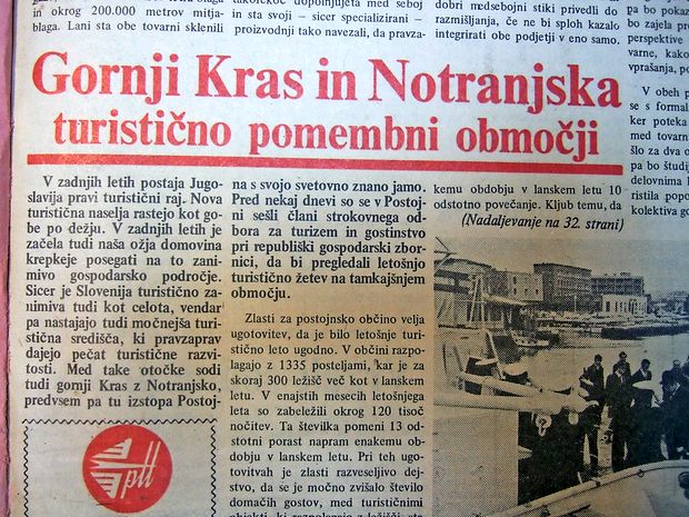 Postojna je bila pred 46 leti dodobra usidrana na jugoslovanskem turističnem zemljevidu.