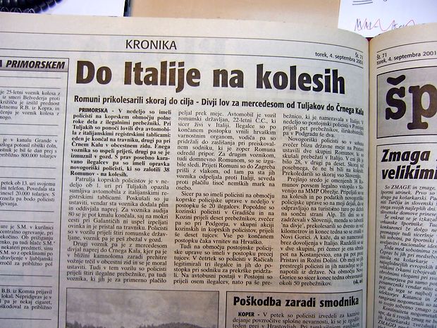 Romuni so prikolesarili skoraj do cilja.