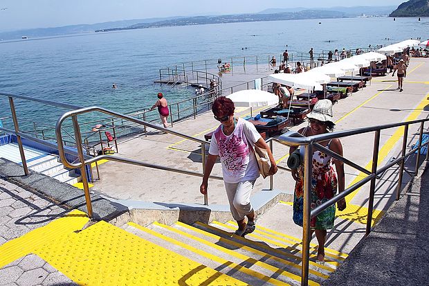 Plaža slepih in slabovidnih v Izoli