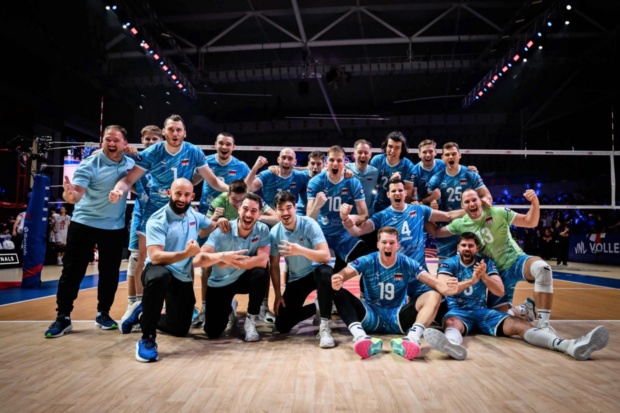 Slovenski odbojkarji začeli svetovno prvenstvo z zmago proti Čilu