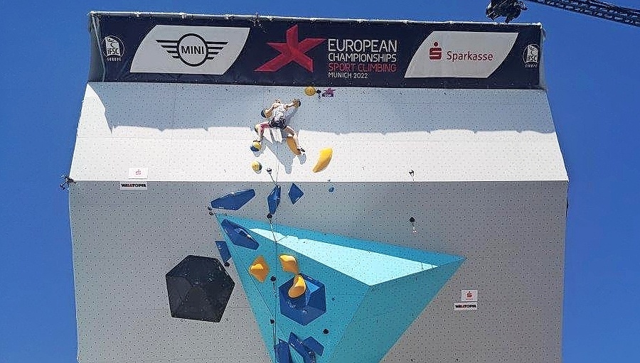 Janja Garnbret Campionessa europea di difficoltà di arrampicata