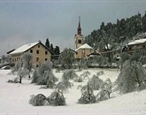 Padavine so se že začele pojavljati v zahodni Sloveniji, čez dan  se bodo razširile tudi nad osrednjo Slovenijo. Predvsem na prehodu med Notranjsko in Primorsko bo nevarnost žleda in poledice.  Foto: Danijel Cek
