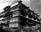 Tako so gradili A stavbo izolske bolnišnice - posnetek je iz avgusta leta 1976 Foto: Arhiv Pn