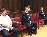 Danes se bo nadaljevala glavna obravnava v sojenju (z leve) Robertu Časarju, Srečku Prijatelju in Marjanu Mikužu zaradi nepremičninskih poslov z Luko Koper (fotografija je iz arhiva)  Foto: Tomaž Primožič/Fpa