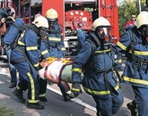 Koprski gasilci med vajo Foto: Tomaž Primožič/Fpa