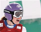 Tina Maze je na superkombinaciji za svetovni poklal alpskih smučark v švicarskem St. Moritzu osvojila drugo mesto Foto: Pascal Lauener
