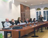 Seja občinskega sveta v Ilirski Bistrici je bila v četrtek zaradi spora glede dnevnega reda prekinjena Foto: Lori Ferko