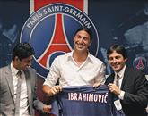 Zlatan Ibrahimović (v sredini) se tokrat vrača na Camp Nou v dresu premožnega pariškega kluba  Foto: Charles Platiau