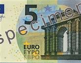 V obtok danes prihaja nov bankovec za pet evrov, ki sodi v serijo Evropa in ga odlikujejo predvsem izboljšani zaščitni elementi 