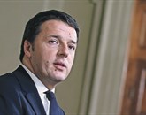 Voditelj italijanske Demokratske stranke Matteo Renzi je danes po večurnem srečanju z italijanskim predsednikom Giorgiom Napolitanom tudi formalno sprejel mandat za sestavo italijanske vlade Foto: Reuters
