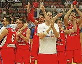 Srbija (na fotografiji) je ob Ukrajini, Latviji, Sloveniji, Grčiji, Italiji in Finski po dosedanjih dveh odigranih krogih košarkarskega evropskega prvenstva  osvojila vse štiri točke 