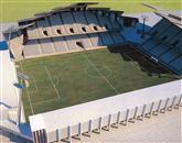 Če bi na koprskem stadionu dogradili tribune po načrtih španskih arhitektov, bi ta športni objekt v prihodnje lahko sprejel 17.000 gledalcev  Foto: Vir: Cmd Ingenieros