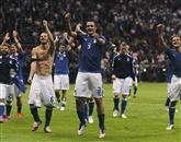 Italija je  v polfinalu premagala Nemčijo z 2:1. V finalu se bodo Italijani v nedeljo v Kijevu pomerili z branilko naslova Španijo. Foto: Pascal Lauener