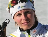 Slovenska smučarska tekačica Vesna Fabjan je na današnji tekmi svetovnega pokala v poljski Szklarski Porebi zasedla tretje mesto v sprintu Foto: STA