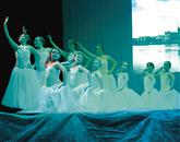 Postojnske baletne skupine (na fotografiji je skupina Labodi)  so  v prvi letošnji predstavi “odplesale” po svetu 