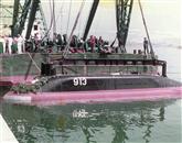 Tako je bilo 16. avgusta1985 v Splitu ob slavnostni splavitvi podmornice P-913  