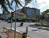 Prejšnji teden so začeli z deli za ureditev začasnega krožišča med Prešernovo, Kajuhovo in Bazoviško ulico Foto: Občina Izola