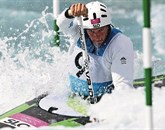 Slovenski kanuist Benjamin Savšek je na svetovnem prvenstvu slalomistov na divjih vodah v Pragi osvojil bronasto kolajno Foto: Stanko Gruden
