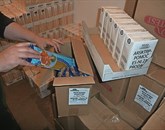 V slovenska skladišča prihaja zadnja tretjina letošnje pomoči v obliki hrane iz intervencijskih zalog EU. Z novim letom se obetajo spremembe na ravni EU. Podrobnosti še niso znane, humanitarne organizacije pa opozarjajo na veliko potrebo po tovrstni  Foto: Mirjana Cerin