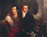 Na ogled je tudi  Tominčev Avtoportret z bratom Francem iz leta 1818 - 19, ki je bil razstavljen že v Milanu, Trstu, Ljubljani, na dunajskem Belvederu in v Padovi.  Foto: Klavdija Figelj