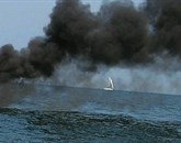 V požaru na britanskem trajektu sedem poškodovanih 