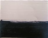 Marjan Gumilar: Horizontalni premiki, 2000, olje na platnu  