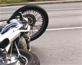 Včeraj se je hudo poškodoval voznik motornega kolesa iz Lucije. Fotografija je simbolična Foto: Danijel