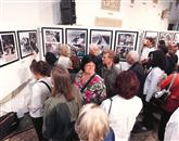 Atrij Pokrajinskega  muzeja je bil pretesen za vse obiskovalce odprtja razstave Obrazi Kopra Foto: Tomaž Primožič/Fpa
