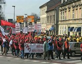 Zveza svobodnih sindikatov Slovenije namerava  v novembru organizirati delavske demonstracije Foto: STA
