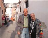 Odprtja razstave Ottavio Missoni - Mojster barv sta se udeležila    tudi 91-letni priznani  modni oblikovalec Ottavio Missoni,  ki mu je razstava posvečena, in njegova žena Rosita Missoni Foto: Maja Pertič Gombač