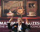 Orhan Pamuk na otvoritvi Muzeja nedolžnosti v Istanbulu Foto: Osman Orsal