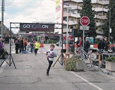 Tudi vreme je bilo v soboto naklonjeno prvemu dobrodelnemu “maratonu” v Novi Gorici Foto: Ambrož Sardoč