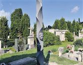 Spomenik bazoviškim junakom na pokopališču pri Sv. Ani v Trstu. Tu so bili pokopani. Foto: Davorin Križmančič/Fotokroma