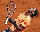Rafael Nadal se veseli zmage nad Novakom Djokovićem Foto: Eric Gaillard