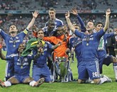 Nogometaši Chelseaja bodo v soboto predali žezlo v ligi prvakov, v prihodnji sezoni ga bodo skušali povrniti Foto: Reuters