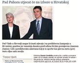 Eden od najbolj branih hrvaških spletnih portalov T-portal opozarja, da bi padec slovenske vlade lahko vplival tudi na predvolilno kampanjo na Hrvaškem zaradi morebitnega izbruha nacionalizma.  