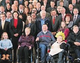  Sprejem za invalide in predstavnike invalidskih organizacij v predsedniški palači  Foto: STA
