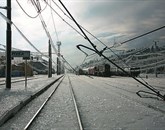 Žled je ohromil slovenske železniške povezave Foto: Valter Leban