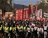 V Španiji danes potekajo številni protesti proti reformi trga dela. Foto: Reuters 