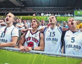 Finska reprezentanca je imela na tribunah zelo veliko podporo Foto: Tomaž Primožič/Fpa