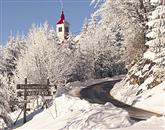 Slovenijo bo jutri pobelil sneg