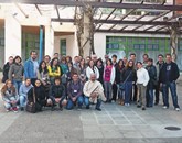 Udeleženci Comeniusovega projekta “To boost local and international tourism with OpenStretMap” na srečanju v Izoli marca lani  