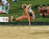 Slovenska atletinja Snežana Rodić je na diamantni ligi v Stockholmu v troskoku zasedla šesto mesto s 13,72 metra Foto: STA