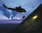 Gorskim reševalcem pogosto priskoči na pomoč helikopter Foto: Grs Tolmin