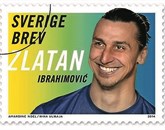 Švedska pošta bo marca prihodnje leto izdala priložnostno poštno znamko s podobo Zlatana Ibrahimovića Foto: Facebook/Zlatanibrahimovic