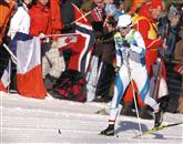 Katja Višnar je prijetno presenetila s četrtim mestom v sprintu na svetovnem prvenstvu v Italiji Foto: STA