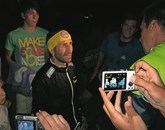 Ekstremni gorski tekač Marjan Zupančič je v četrtek zvečer s prečkanjem cilja 640 kilometrov dolge Slovenske planinske poti, ki jo je začel le dober teden prej v Mariboru, verjetno postavil mejnik med ultra-tekaškimi rekordi Foto: STA